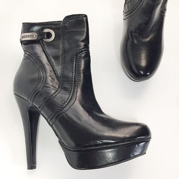 guess platform booties